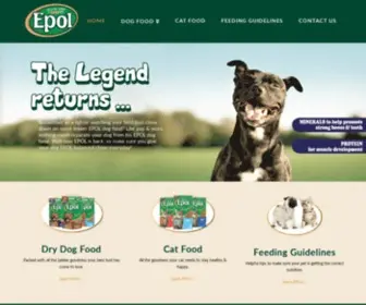 Myepol.co.za(Epol Dog and Cat Food) Screenshot