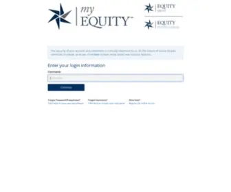 Myequity.com(Online Client Portal) Screenshot