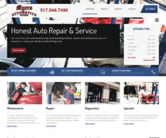 Myersautomotivehowell.com(Howell Michigan Auto Repair & Service) Screenshot