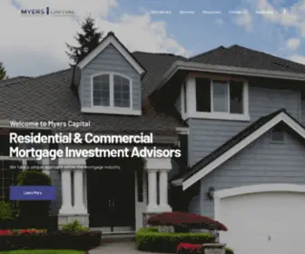 Myerscapital.com(Mortgage Lenders) Screenshot