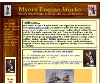 Myersengines.com(Myers Engine Works) Screenshot