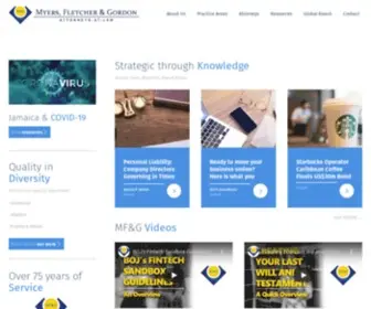Myersfletcher.com(Myers, Fletcher & Gordon) Screenshot