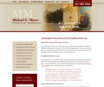 Myersssdlawyer.com(Indianapolis Social Security Disability Lawyers) Screenshot