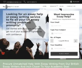 Myessayhelp.co.uk(Expert Essay Writing and Academic Help) Screenshot