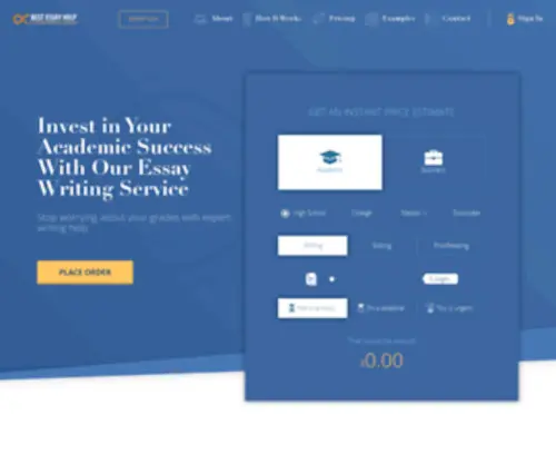 Myessayhelper.com(Myessayhelper) Screenshot