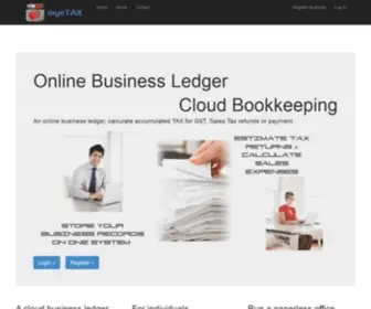 Myetax.net(Online Business Ledger) Screenshot