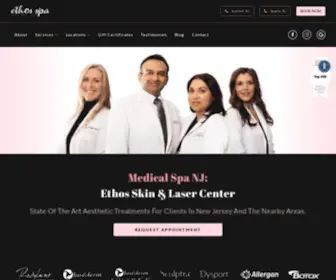 Myethosspa.com(Medical Spa NJ) Screenshot