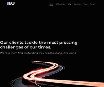 Myeuconsulting.com(Your consultancy firm for EU grants) Screenshot
