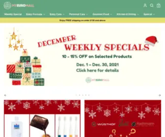 Myeuromall.com(Top European Brand) Screenshot