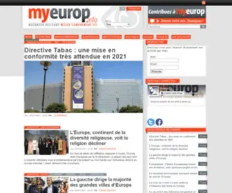 Myeurop.info(My Europ) Screenshot