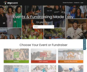 Myevent.com(Event Websites) Screenshot