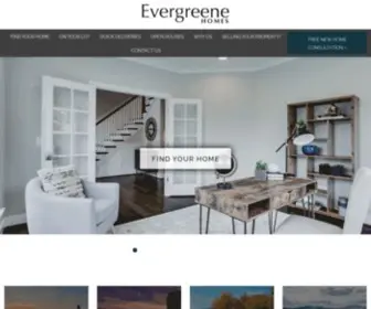 Myevergreenehome.com(Evergreene Homes) Screenshot