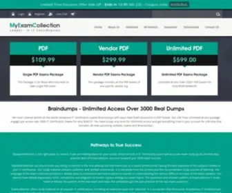 Myexamcollection.com(Examcollection Unlimited PDFs Access Top Rated Certification) Screenshot