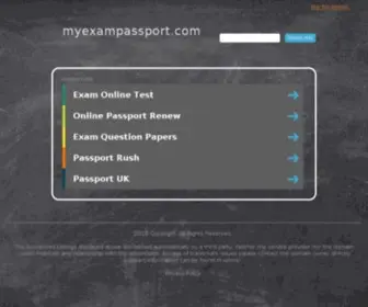 Myexampassport.com(Myexampassport) Screenshot