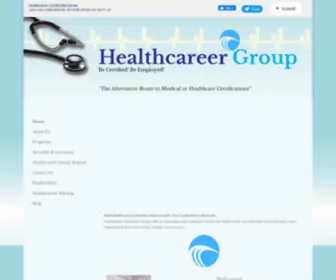 Myexamsystem.com(HealthCareer Group "Be Certified") Screenshot