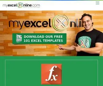Myexcelonline.com(Microsoft Excel Online Courses & Training) Screenshot