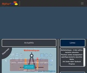 Myexo7.com(MyExo7) Screenshot