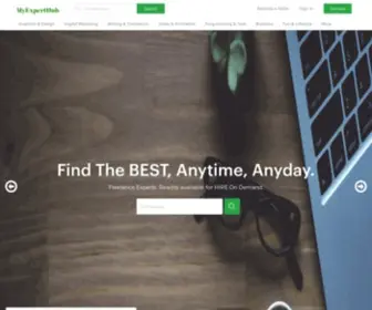 Myexperthub.com(Freelance platform) Screenshot