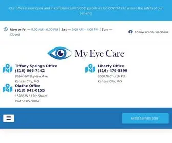 Myeyecarellc.com(Kansas City Optometrist) Screenshot