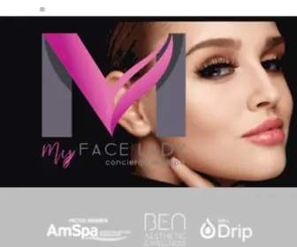 Myfacelady.com(Aesthetic Med Spa) Screenshot