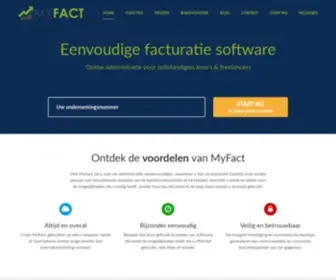 Myfact.be(Online facturatie software) Screenshot