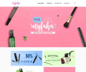Myfaha.com(Beauty & Korean Skin Care an Beauty Shop) Screenshot