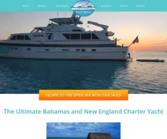 Myfairskies.com(Yacht Charter Bahamas and New England) Screenshot