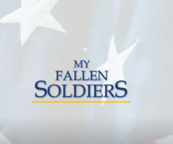 Myfallensoldiers.com(My Fallen Soldiers) Screenshot