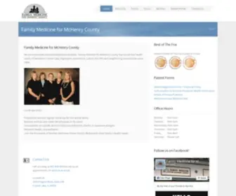 Myfamilymedicine.com(Family Medicine for McHenry County) Screenshot