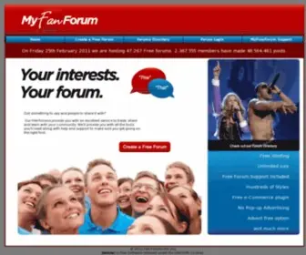Myfanforum.org(Forum) Screenshot
