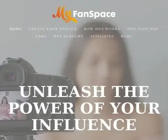 Myfanspace.com(Myfanspace) Screenshot