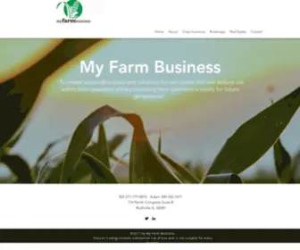 Myfarmbusiness.com(Crop Insurance) Screenshot