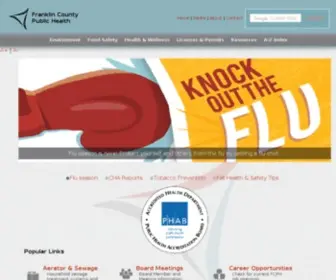 MYFCPH.org(Franklin County Public Health) Screenshot