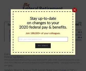Myfederalretirement.com(Thrift Savings Plan (TSP)) Screenshot