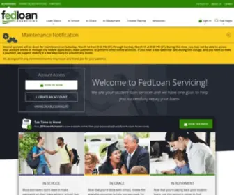 Myfedloan.org(FedLoan Servicing) Screenshot