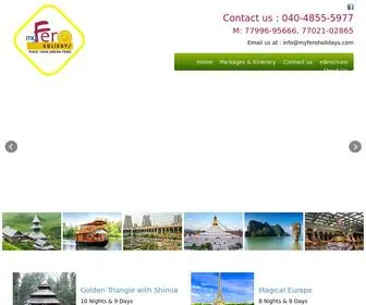 Myferoholidays.com(LTC, HTC, Domestic and International Tour packages) Screenshot