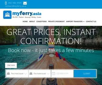 Myferry.asia(FERRY BOOKING) Screenshot