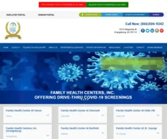 MYFHC.org(Family Health Care Orangeburg SC) Screenshot