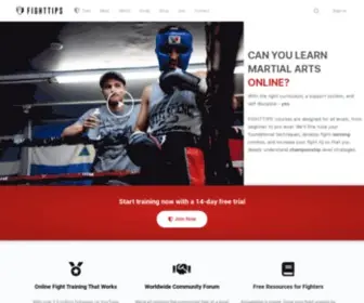 Myfightgym.com(MMA for the Underdogs) Screenshot
