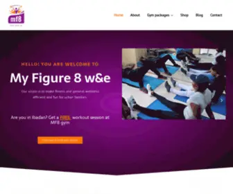 Myfigure8.com(MF8 wellness) Screenshot