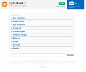 Myfileload.ru(Myfileload) Screenshot