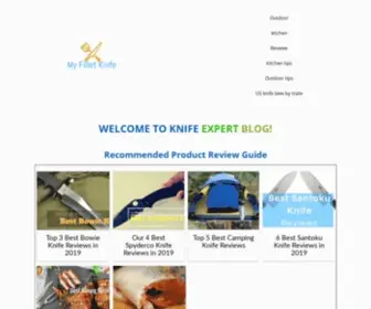 Myfilletknife.com(Knife Experts Blog) Screenshot