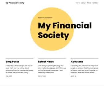 Myfinancialsociety.com(Myfinancialsociety) Screenshot