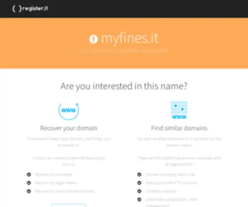 Myfines.it(Myfines) Screenshot