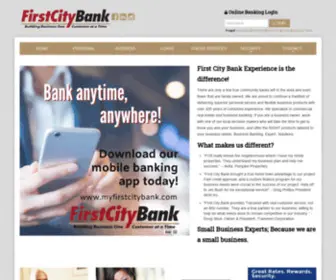 Myfirstcitybank.com(First City Bank) Screenshot