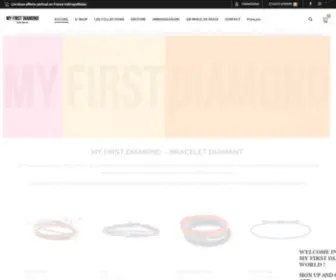 Myfirstdiamond.fr(Bracelet en diamant) Screenshot