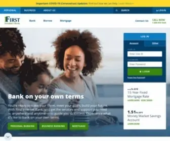 Myfirstib.com(First Internet Bank) Screenshot