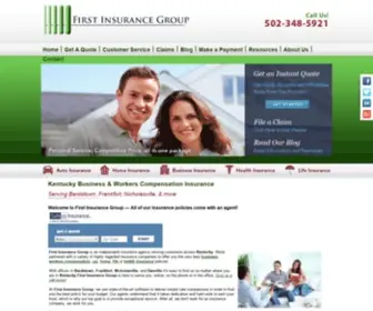 Myfirstinsurancegroup.com(First Insurance Group) Screenshot