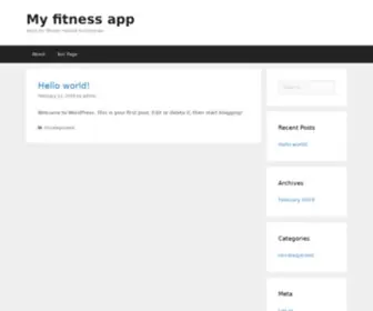 Myfitnessapp.gr(My fitness app) Screenshot