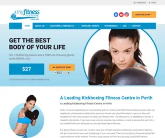 Myfitnesskickboxing.com.au(My Fitness Kickboxing) Screenshot